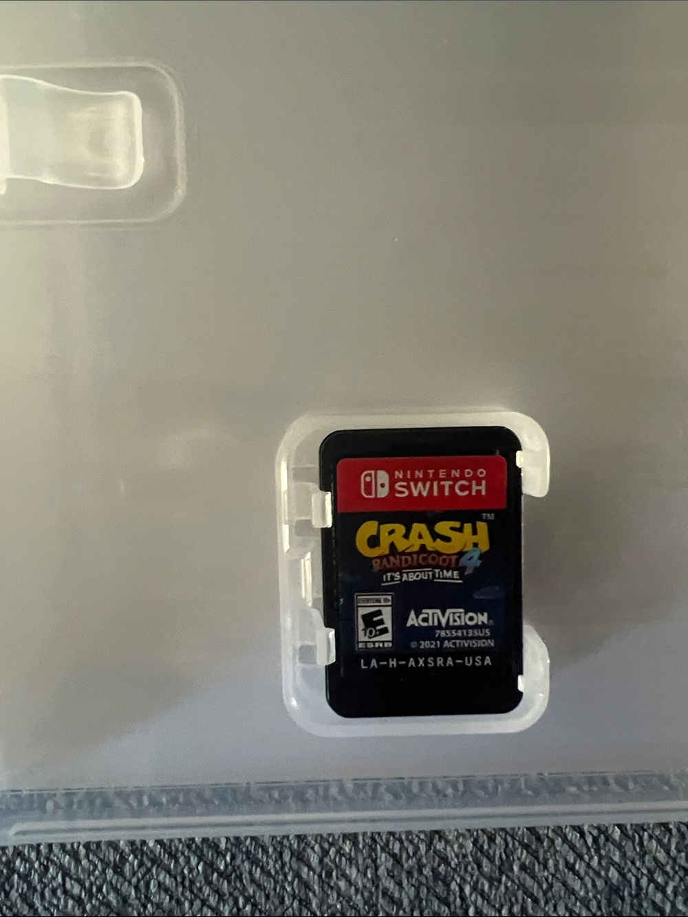Nintendo Crash Bandicoot 4: It's About Time - Blue & Yellow Cover - Picture 2 of 2